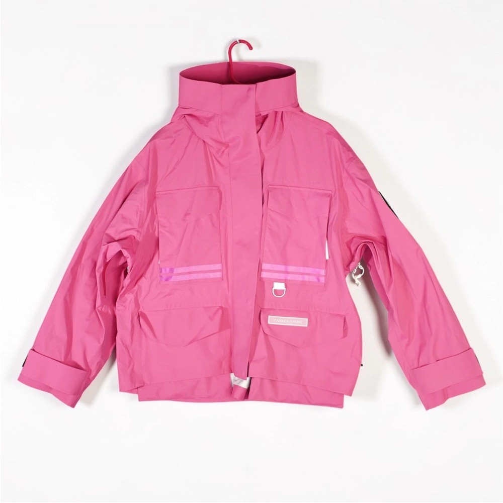 Canada Goose Women's Mordaga Rain Jacket in Summit Pink Size Medium 8801L1 $970 - Picture 2 of 16